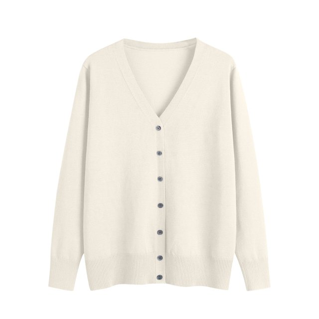 Erwazi Cardigans pour Femmes Automne Tendance à Boutons, Ouvert à l'Avant, Cardigans Légers