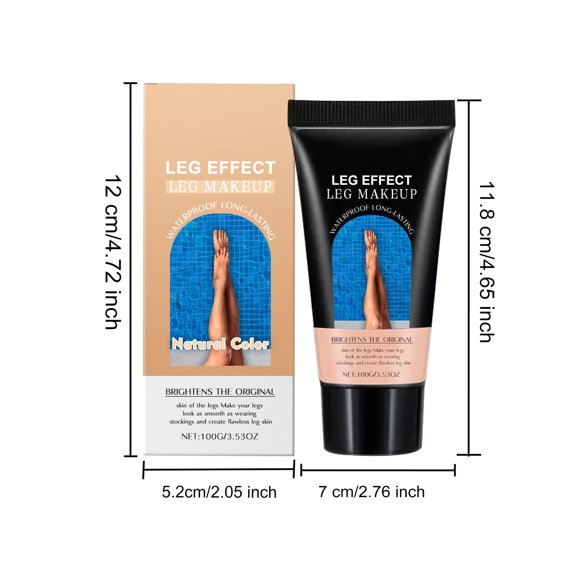 FSTDelivery Beauty & Personal Care! Legs Tanning Foundations Cream Conceals Blemishes Waterproof Long-Lasting Brightens Tone Foundations Cream 100g, Birthday Christmas Gifts for Women, on Clearance!
