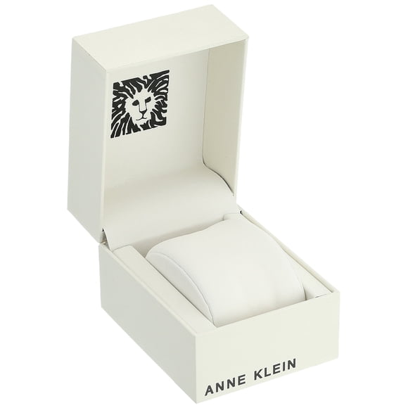 Anne Klein Montre Habillée à Quartz pour Femmes AK-1906BKGB en Acier Inoxydable Doré