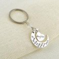 thumbnail image 2 of Key Chain Alloy Pendant Keyring Woman Key Holder metal pendant keyring Decor Key Ring Party Wedding Gift, D1002-Daughter, 2 of 9