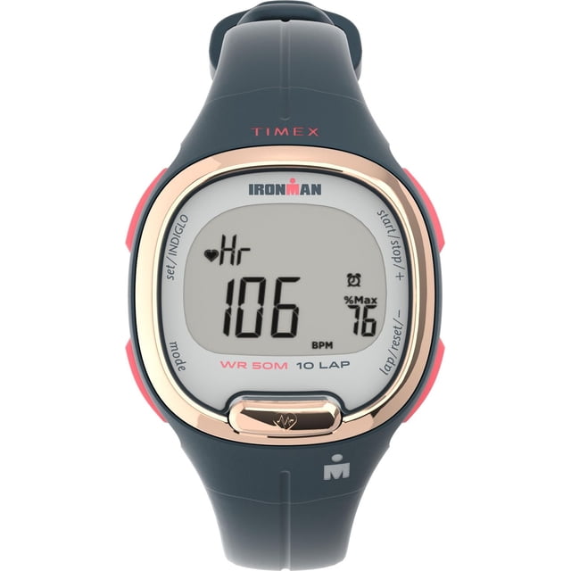 Timex® Ironman® HeartFIT™ Transit+ Resin Strap Activity and Heart Rate Watch