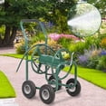 thumbnail image 2 of FDW Garden Hose Reel Cart Green 300' Heavy Duty, Easy Assembly, 1 Count, 2 of 7