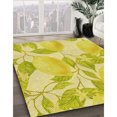 thumbnail image 3 of Ahgly Company Tapis Rond Lavable en Machine Intérieur Transitionnel Marron, 6 Pieds Rond, 3 of 7