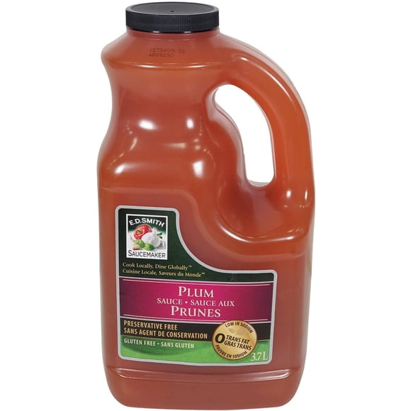 E.D. Smith Sauce aux Prunes - 3,78 L - Lot de 2 - Condiment Sucré et Acidulé, Polyvalent, Parfait pour la Cuisine Asiatique (2x3,78 L)