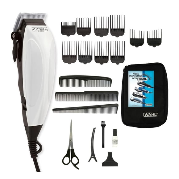 Wahl Performer Home Haircut Kit with Precision Steel Blades and 10 Guide Combs – 3160