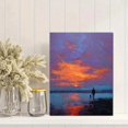 thumbnail image 2 of Qisvanset Oxford Cityscape Dramatic Sunset Canvas Print 12x16 Inch Restaurant Art, 2 of 8