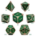 thumbnail image 2 of 7Pcs Polyhedral Dice Irregular Big Numbers Board Dice Game Games Green, 2 of 5