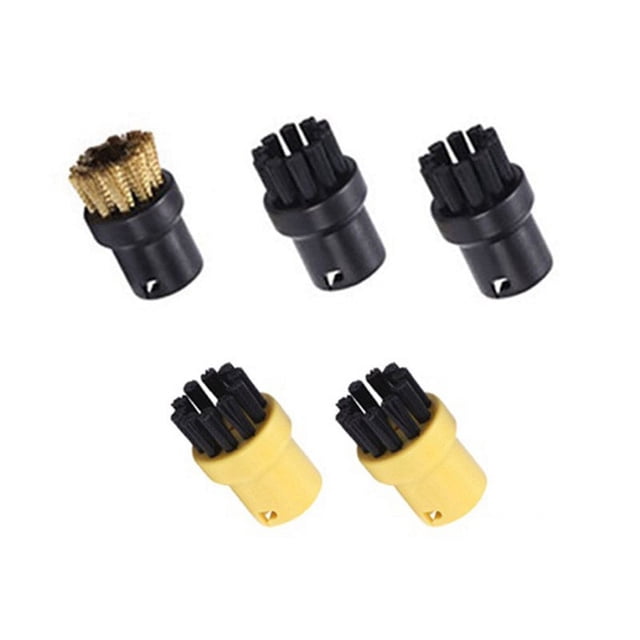 5Pcs Clean Doll Nylon &Brass Brush Nozzle for SC Series Steam Cleaner SC1 SC2 SC3 SC4 SC5 SC7