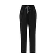 thumbnail image 1 of yardsong Pantalon Médical de Jogging Extensible Taille Haute pour Femme - Pantalon Athlétique Médical Léger à Cordon, Bas Resserré, Noir, TP, 1 of 8