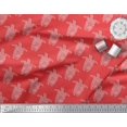 thumbnail image 3 of Soimoi Cotton Duck Fabric Turtle Block Print Fabric by Yard 56 Inch Wide, 3 of 3