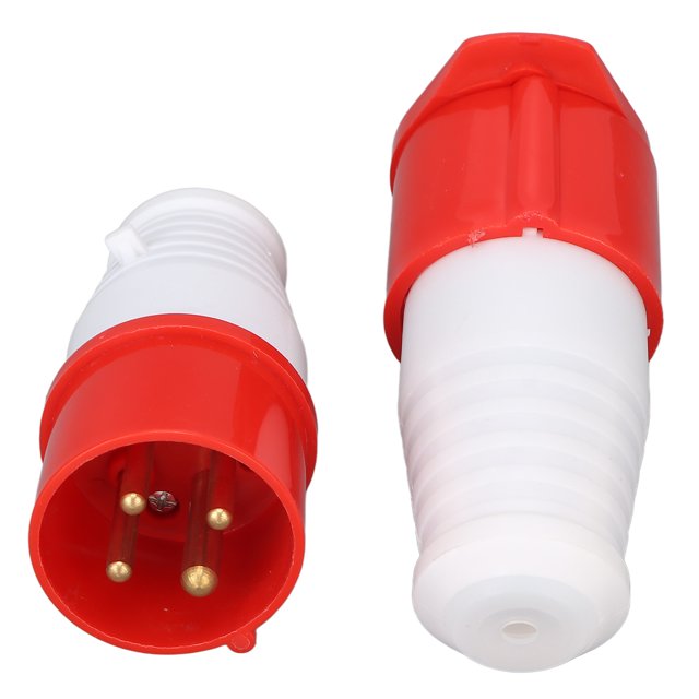 Pin Industrial Plug,2pcs Industrial Plug Socket Industrial Connector Replacement Industrial Socket Eco-Friendly Materials