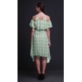 thumbnail image 3 of Bimba Butterfly Print Flutter Sleeve Womens Party Tunic Cold Shoulder Midi Dress-X-Small, 3 of 6