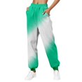 thumbnail image 3 of Womens Gradient Sweatpants Casual Loose Trousers With Pockets High Waist Pants, 3 of 3