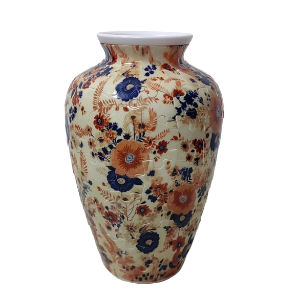 Hearth & Gear 3D Puzzle Toy Vase Flower Arrangement Home Decoration Brain Teaser For All Ages Indoor Activity ABS Design 90600 Fishes Jackass Skydiving Courtroom 1100 Epcot Kwanzaa 5400 1600 Aegean