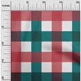 thumbnail image 1 of oneOone Cotton Silk Turquoise Blue Fabric Gingham Check Craft Projects Decor Fabric Printed By The Yard 42 Inches Wide, 1 of 4
