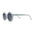 thumbnail image 4 of Lunettes de Soleil Rétro pour Enfants, Taille Enfant, Plastique Épais, Lentille Ronde Ronde, Bleu Clair Noir, 4 of 4