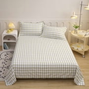 Microfiber Bed Sheet Set, Wrinkle and Fade Resistant, Breathable Soft Bedding Sheet, 4 in Hem, Multicolor, Twin XL 180x230 cm, 1 Piece