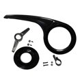 thumbnail image 2 of Almencla Protège-Chaîne de Vélo Portable Couvercle Manivelle Durable pour Accessoires de Conduite en Plein Air Noirensemble Complet, 2 of 7