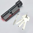 thumbnail image 2 of 70mm Aluminum Lock Knob Cylinder Anti-theft Door Lock Core with 3 Keys 1 Screw, 2 of 4
