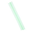 thumbnail image 1 of Sheet Binding Comb, Spiral Binding Coil 130 Sheets Capacity Easy Cutting 10Pcs  For Page Green, 1 of 8