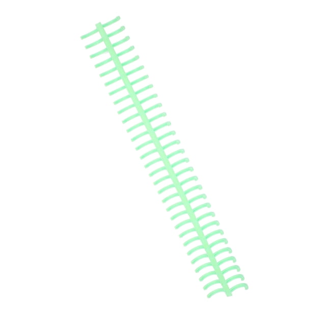 Sheet Binding Comb, Spiral Binding Coil 130 Sheets Capacity Easy Cutting 10Pcs For Page Green