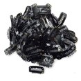 thumbnail image 1 of Estbridge 40Pcs U Shape Iron Snap Clips for Feather Hair Extensions Wigs Weft Black, 1 of 4