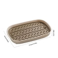 thumbnail image 3 of Fruit Tray Double Draining Tray Tea Tray Household Tea Cup Tray Shelf Large Tray Tea Set Tray Living Room Kitchen Storage Bowl Rack, 3 of 8