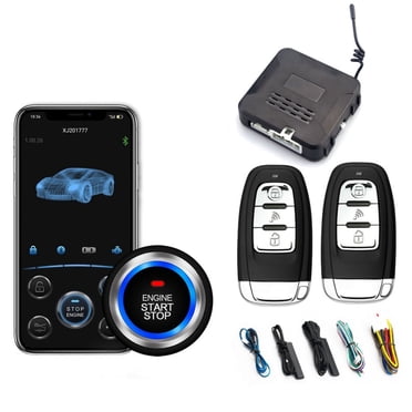 PENGXIANG Système de Démarrage Passif Sans Clé pour Téléphone Mobile Télécommande à une Touche pour la Plupart des Voitures DC12V