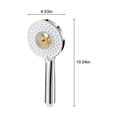 thumbnail image 2 of EGNMCR Kitchen Gadgets, Large Panel, Three Speed Turbocharged Shower Nozzle, Turbocharged With High Water Output, Shower Shower Shower Nozzle In Bathroom, With Delicate Water Outlet N shower head, 2 of 6