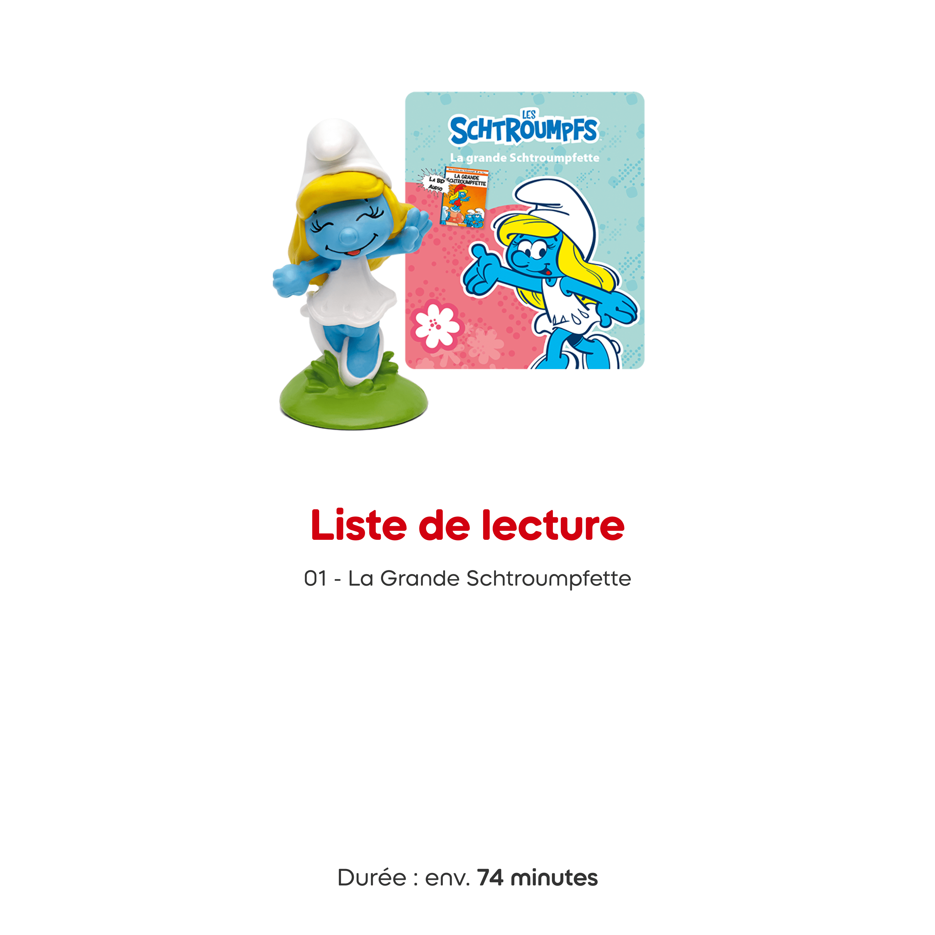 Tonies - LES SCHTROUMPFS LA GRANDE SCHTROUMPFETTE FIG (FRENCH ONLY)