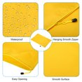 thumbnail image 4 of Unique Bargains Waterproof Zipper File Bags, A4 Document Holders for Office, Yellow 3 Pack, 4 of 6