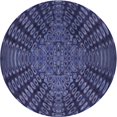 thumbnail image 1 of Ahgly Company Tapis d'Intérieur Lavable en Machine Carré Transitionnel Bleu Ardoise, 3 Pieds Carré, 1 of 7