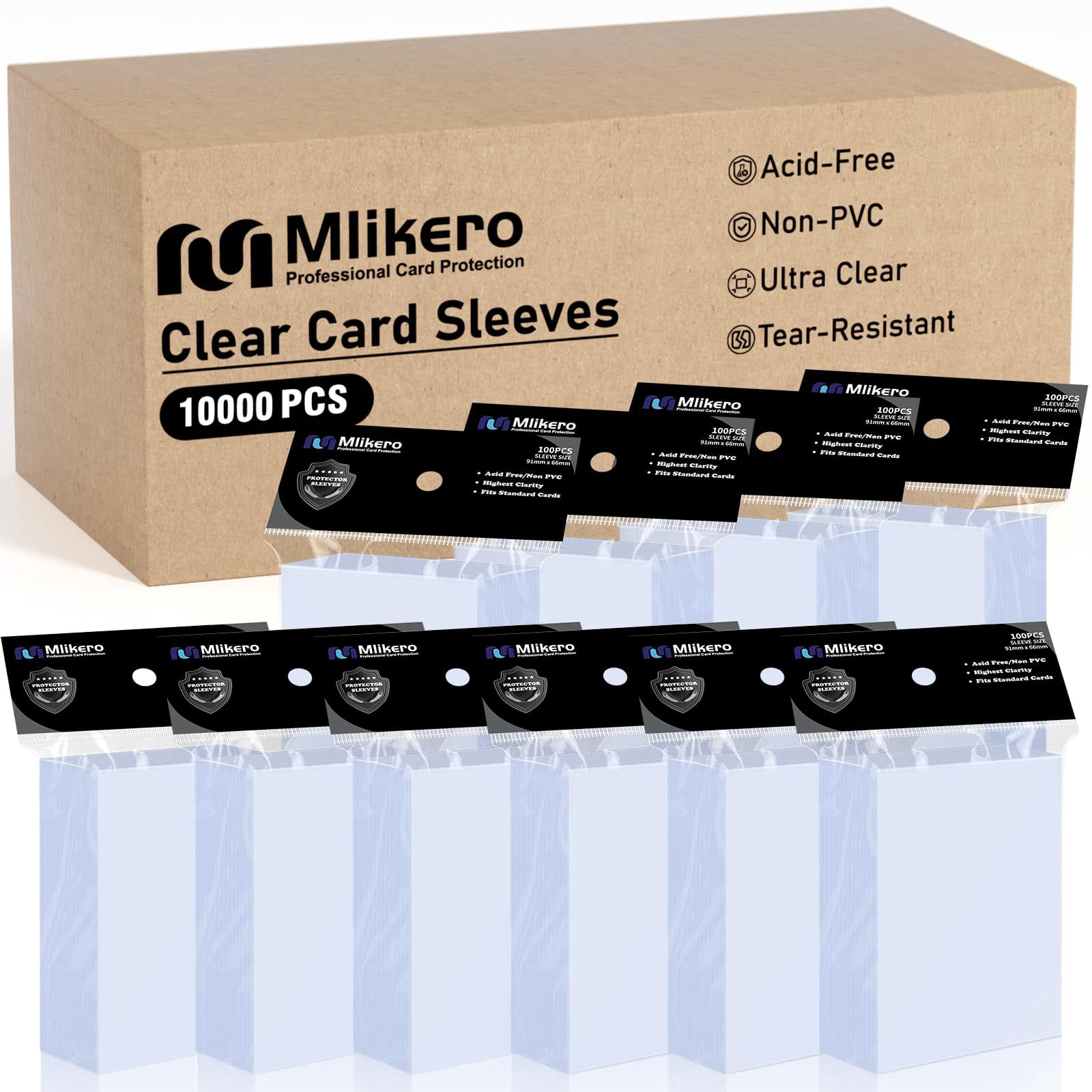 mtg card sleeves walmart Professional Grade Penny Sleeves, Baseball, Basketball, Football, Pokmon,  YUGIOH, MTG Card Holders and Protector Soft Sleeves 500 Count