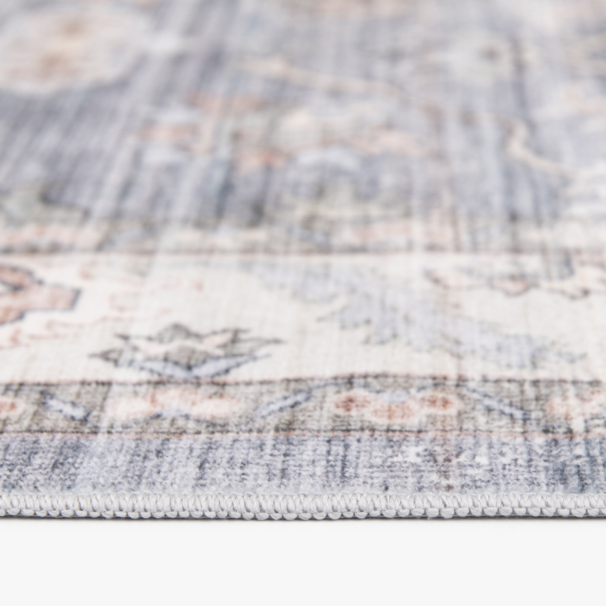 Tapis d'intérieur en peluche Better Homes & Gardens Classic Medallion à motifs géométriques et floraux, 152 x 213 cm, recommandé pour le salon, la salle à manger et la chambre.