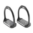 thumbnail image 2 of jinwen Stirrups Firm Horse Riding Colored Paint with Anti-Slip Pad for Adult Black, 2 of 6