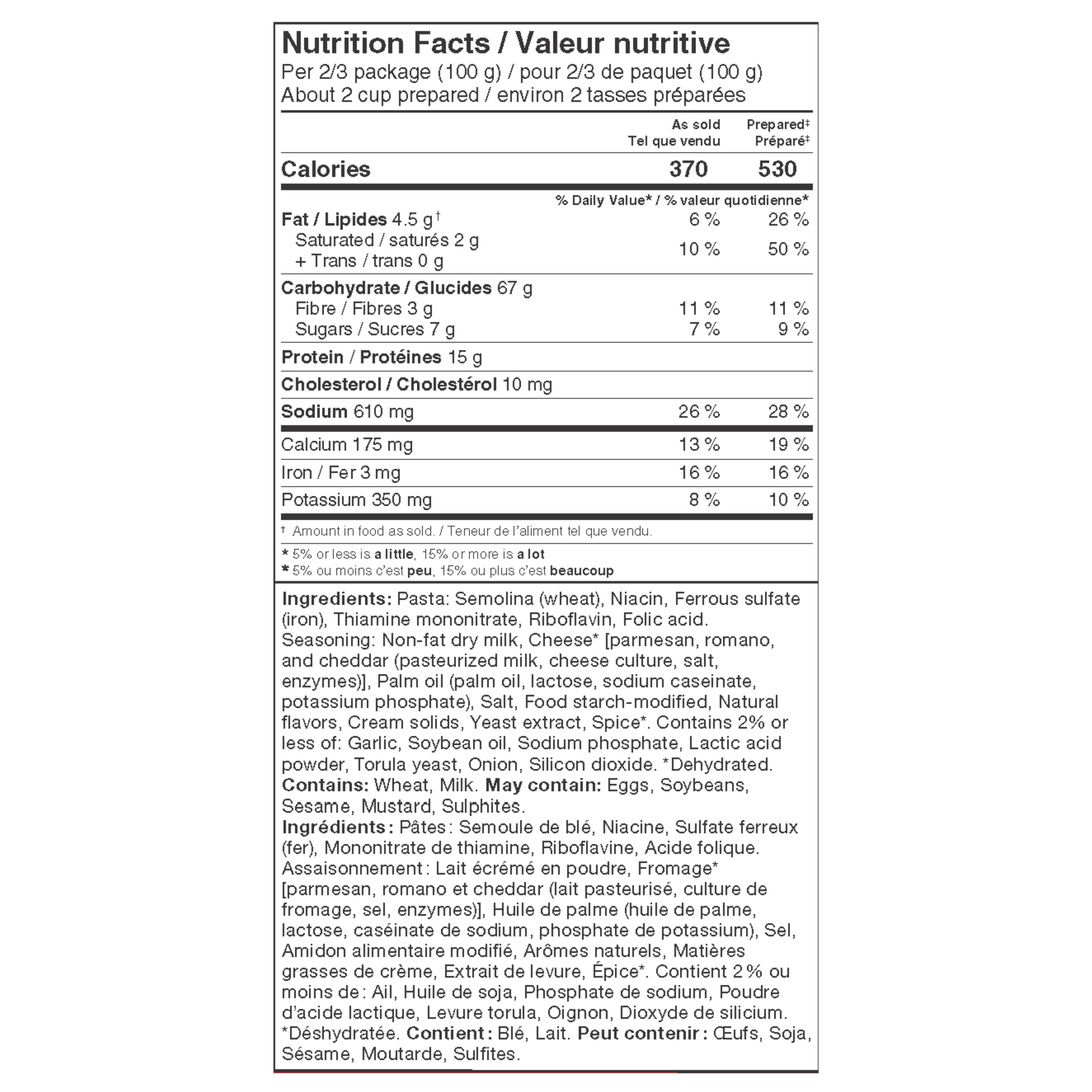 Matheson Macaroni au fromage Poivre Craquant