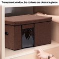 thumbnail image 4 of Yhmxh Washable Perspective Window Fabric Art Treasure Chest For Household Clothes Storage And Miscellaneous Textile Sorting Box Shoe Storage Storage Bins Storage Containers, 4 of 6