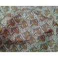 thumbnail image 4 of oneOone Silk Tabby Fabric Floral & Paisley Block Print Fabric BTY 42 Inch Wide, 4 of 4