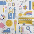 thumbnail image 1 of oneOone Cotton Flex Yellow Fabric Kids Craft Projects Decor Fabric Printed By The Yard 40 Inch Wide, 1 of 4