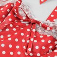 thumbnail image 4 of Ovzne Robes d'Été pour Femmes Robe pour Femme Mode Féminine Décontractée Imprimée Été Grand Ourlet Sans Manches Robe Col en V Robe d'Été Imprimée Liquidation, 4 of 6