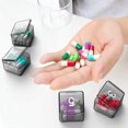 thumbnail image 4 of BAOPAI Monthly Pill Organizer with 30 Removable Containers, MoistureProof Airtight Seal for Fresh Medication, Secure Snap Lid, Portable Travel and Home Use Box, 4 of 9