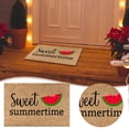 thumbnail image 1 of Meitianfacai Summer Welcome Door Mat Spring Entryway Mats Washable Floor Doormat Rubber Front Door Rug Low Non Slip Mat For Indoor Outdoor Home Porch Entrance Decor, 1 of 7