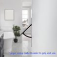thumbnail image 4 of HSHDLDF Pocket Door Edge Pull Professional Stainless Steel 304 4" Hidden Door Handle Flush Mount Pocket Door Hardware for Pocket Sliding Door Spring Loaded (Matte Black), 4 of 6