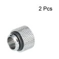thumbnail image 3 of Unique Bargains Mâle à Femelle Raccord de Rallonge Argent G1/4 x 10mm pour Système de Refroidissement de l'Eau Pack de 2, 3 of 5