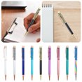 thumbnail image 3 of WIFKLSIIPG Gold Powder Press Ballpoint Pen Press Pen Work Teacher Student Stationery Ballpoint Pen Multi Color Press Pen 1ML, 3 of 3
