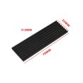 thumbnail image 4 of Yeacher Heat Sink M.2 Solid State Drive Heat Sink M.2 2280 SSD Radiator M.2 SSD Cooling Vest Black, 4 of 6