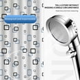 thumbnail image 3 of Up to 65% Off SMihono Shower Curtain Bathroom Curtain Partition Curtain Waterproof Shower Curtain Shower Curtain Waterproof Mildew-proof Wet And Dry Separation, 3 of 3