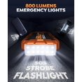 thumbnail image 3 of 6000A Car Battery Jump Starter, 26800mAh Portable Battery Booster Pack for Gas and 12L Diesel Engines, Safe Jumper Cables, Fast Charging, LED Light Included, 3 of 4