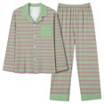 thumbnail image 1 of Rbaofujie Robes pour Femmes Femmes Décontracté Mode Imprimé Manches Longues Hauts Décontractés Pantalons Pyjama Ensemble Pyjamas pour Femmes, 1 of 4