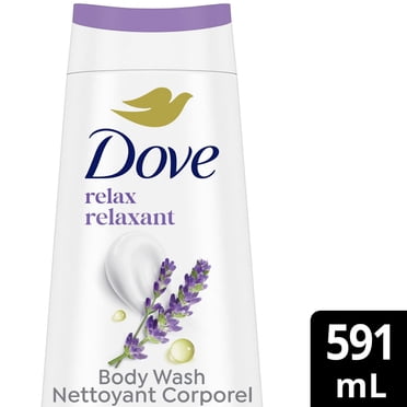 Dove Nettoyant Corporel pour 24 H de Peau Douce Lavande + Camomille Relaxant, 591 ml